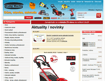 Tablet Screenshot of naradi-zahradni-technika.cz